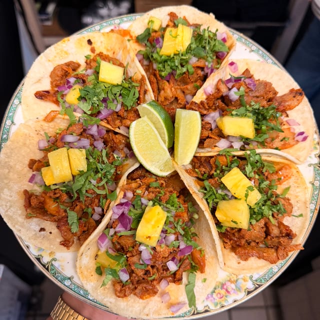 Pastor tacos.